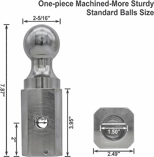 image for Souyou GNXA2000 Gooseneck Turn Over Ball 2-5/16