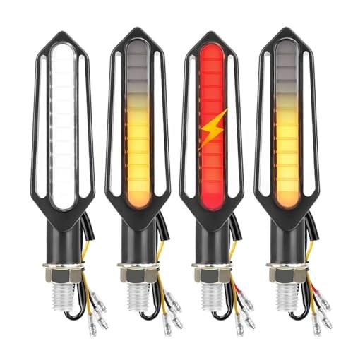 Clignotants LED moto 2 en 1 pour remplacer vos feux défectueux par des signaux d'eau