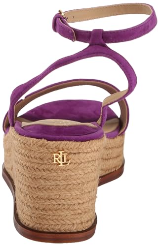 Image of Lauren Ralph Lauren womens Leona Suede Espadrille
