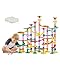 Lulizar Kids Marble Run 133p, Track Building Blocks Toy Set, Learning Toys, Interactive Construction Toys, With 103 Building Pieces, 30 Marbles, For Kids Boys Girls