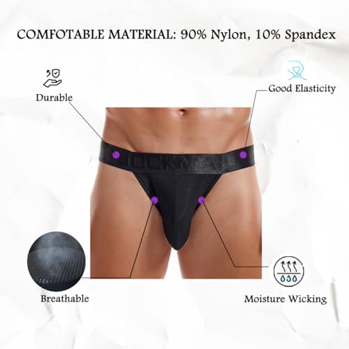 JOCKMAIL 2PCS/Pack Men Briefs Underwear Low Rise Athletic Underwear Mens Briefs Underwear Pack4