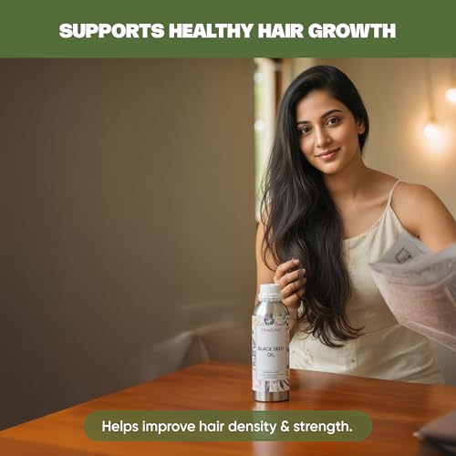 Image of VedaOils Black Seed Oil for Hair Growth & Skin Care 100ml | 100% Pure & Natural Cold-Pressed Oil | Strengthens Roots, Controls Hair Fall & Nourishes Scalp | Suitable for All Hair & Skin Types