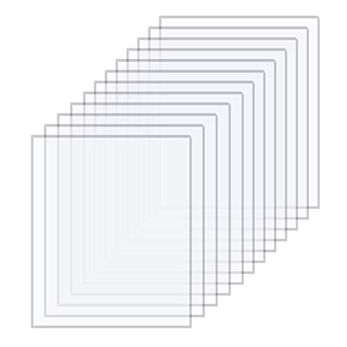 12 stuks (200x250x1 mm) transparante acrylplaten transparant acrylbord helder panelen plaat voor fotolijst glas…