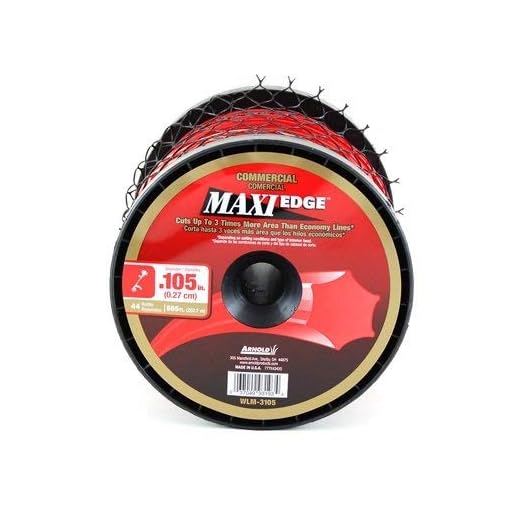 Arnold Maxi-Edge .105-Inch x 665-Foot Commercial Grade String Trimmer Line