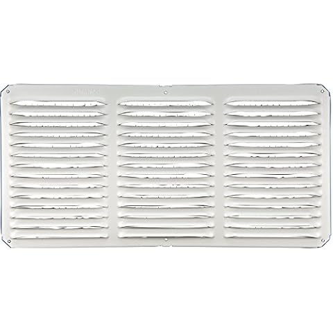 Lomanco® C816-w C-series Under Eave Cornice Vent, 8" X 16", White (Pack of 12) Cover