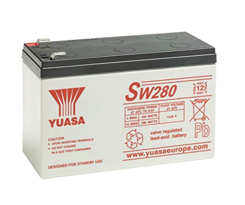 Yuasa - Batería SAI SW280 12V 7.6Ah F6.35