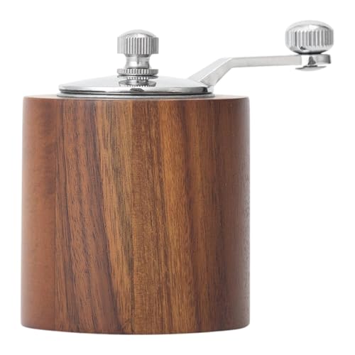 Utensilios de cocina - Gandida para molinillo de pimienta, amoladora para especias de mano de madera | Herramienta de trituradora con nivel de molienda ajustable, juego de amoladoras para especias