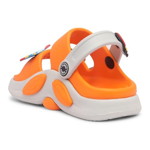 Image of Kids Cartoon Character Sports Sandals Lightweight Soft Sole Slip-On Sandals with Adjustable Back Strap for Boys & Girls