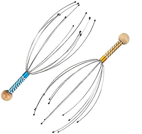 Uwilla (PACK OF - 2) Scalp Massage Machine Head Massager Scalp Scratcher 12 Fingers Head Scratcher For Head Massage Body Relaxing Hair Massage | Pack of 2 | (B09D3SSW35) Amazon Price History, Amazon Price Tracker