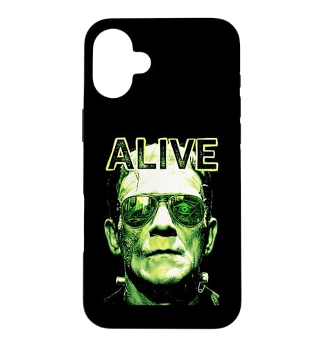 Image of Frankensteins Monster Frankenstein Alive Pop Art Halloween Case for iPhone 16 Plus