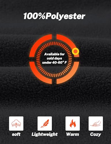 MoFiz Women's Fleece Dress Sweatshirt Long Half Zip Pullover Polar Tunic Winter Lounge Dress Warm Cover Ups with Pocket4