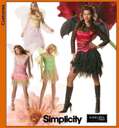Patrons de Costumes Simplicity 4902 Taille HH avec guides de découpe