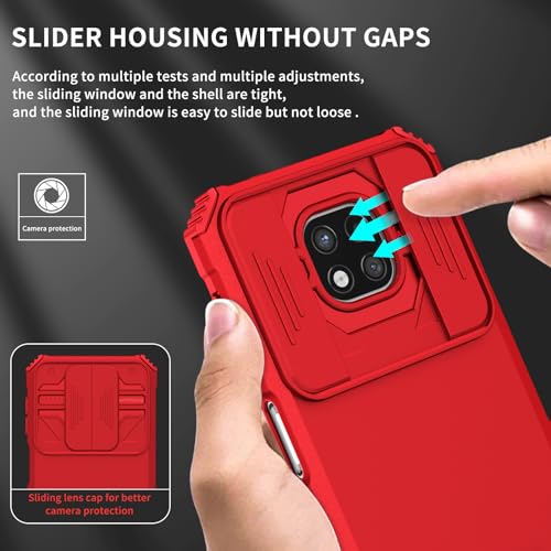 Carcasa Motorola Moto G Power 2021 resistente a golpes estilo militar con parachoques duro 4