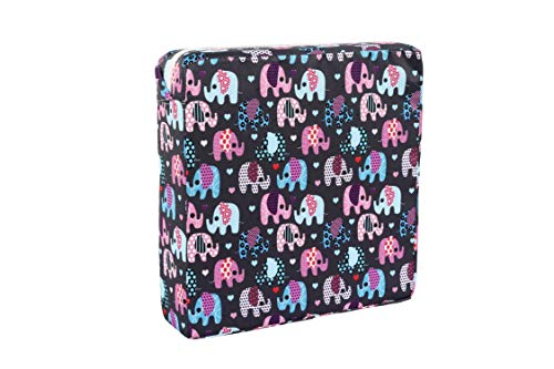 MIZZLES Toddler High Chair Booster Seat Cushion for Dining Double Straps Washable Portable