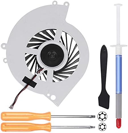 YEECHUN PS4 CPU Cooling Fan Replacement for Sony Playstation4 CUH-10XXA and CUH-11XXA KSB0912HE-CK2M 500GB(with Screwdrivers T8+T10,Thermal Paste,Spatula)