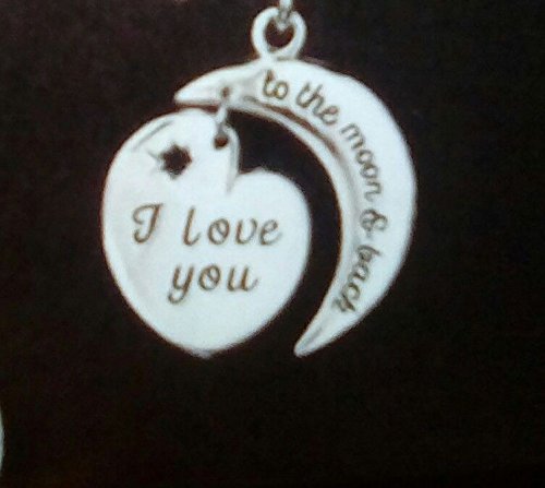Avon Sterling Silver"I Love You To The Moon And Back" Necklace