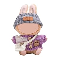 Labubu ぬいぐるみ 17cm プードル風 高級カスタム品】 Labubu ぬいぐるみ 17cm プードル風