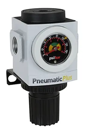 PneumaticPlus PPR3-N02BG Compressed Air Pressure Regulator, 1/4