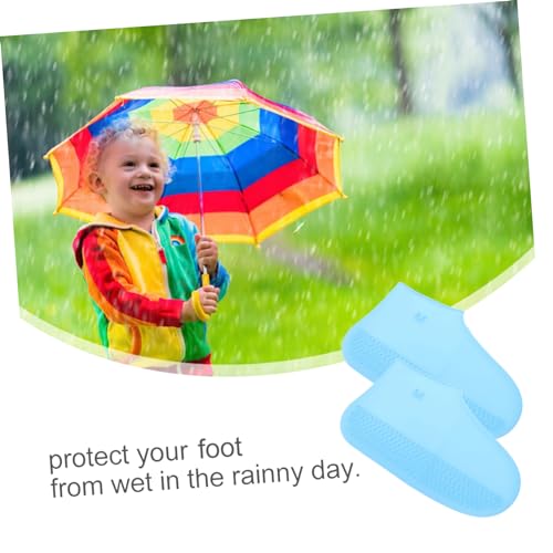 Protector de calzado impermeable de silicona para uso al aire libre, fundas para zapatos para hombre y mujer, fáciles de limpiar miniatura 3