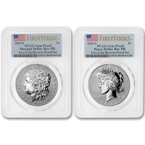 American Silver Morgan & Peace Proof Coins Set (2) – Reverse Gem Proof
