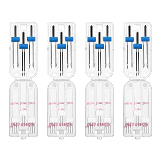 12 Piezas Coser Agujas Gemelas Aguja De Bolígrafo Agujas Gemelas Dobles Agujas Gemelas Para Maquina De Coser Agujas Elásticas Gemelas Aguja Gemela Eléctrico Herramientas De Costura