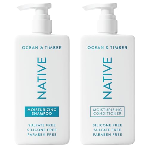 Native Ocean & Timber Shampoo and Conditioner Contain Naturally Derived Ingredients | All Hair...