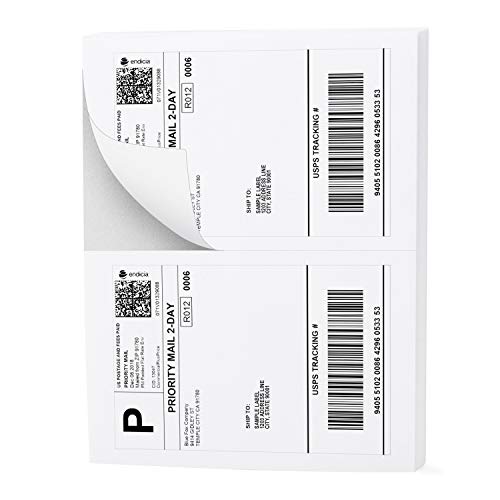 Buhbo Half Sheet Address Shipping Label 8.5