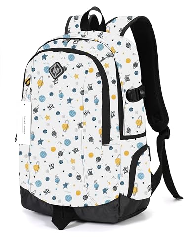 Image of rickyh style School Backpack Travel Bag for Men & Women Lightweight College Back Pack with Laptop Compartmen