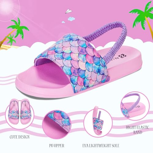 IceUnicorn Kids Girls Slide Sandals Toddler Slippers Boys Non-slip Summer Casual Beach Water Shoes for Indoor & Outdoor2