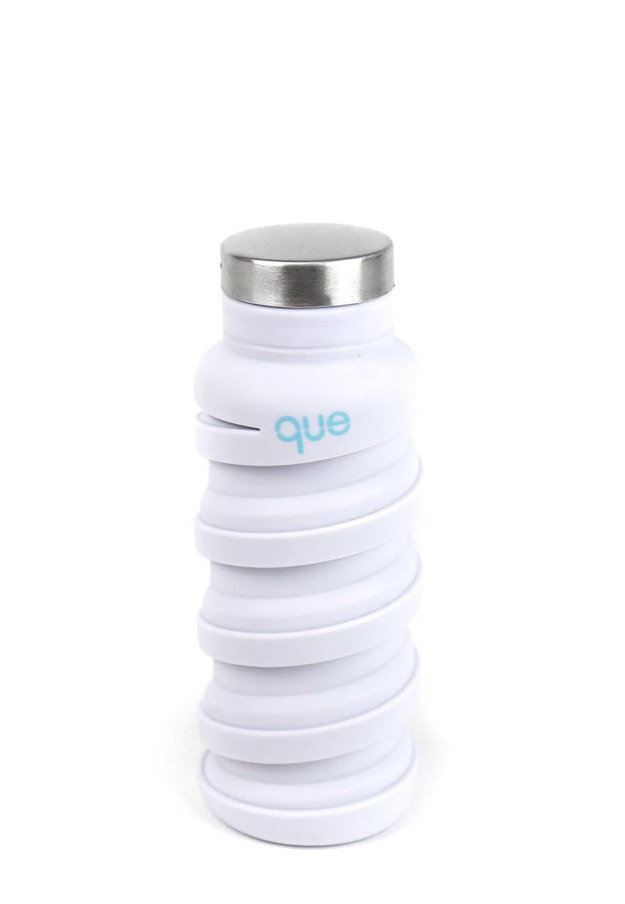 Bottle - Fashionable & Collapsible 12oz Water Bottle (Glacier White)