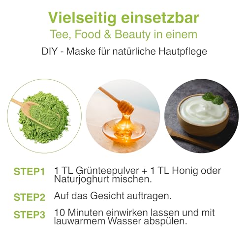 Bohyang Garden Matcha Pulver 100g – Premium Grüntee aus Südkorea | Fein gemahlen & traditionsreich | Für Latte, Smoothie, Backen & Self-Care Rituale | Matcha-Pulver in wiederverschließbarem Beutel