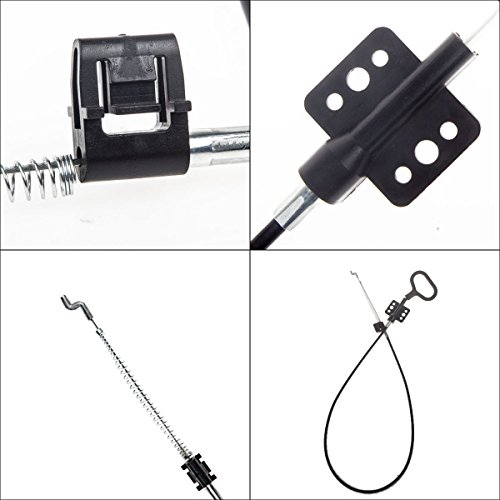 Starvast Sofa Recliner Cables, 2Pcs Couch Release Cables Replacement D Ring Couch Recliner Pull Handle, Hook Exposed Cable Length (4.75") Total Length 36.5 Inch #TOP4