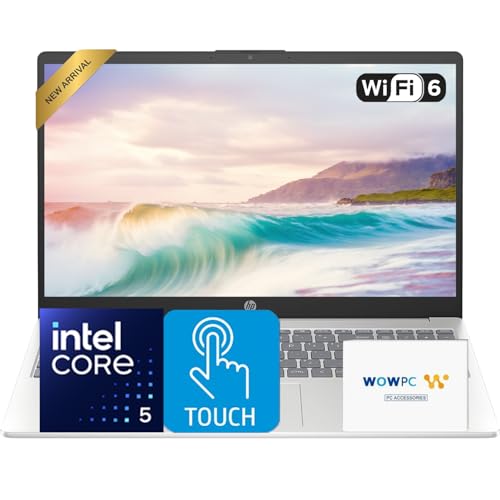 HP 2025 Pavilion 15.6" FHD Touchscreen Laptop Computer, 10-Core Intel Core 5 120U, 32GB RAM, 1TB SSD, Fast Wi-Fi 6, Long Battery Life, w/WOWPC Recovery USB, Windows 11 with Microsoft Office