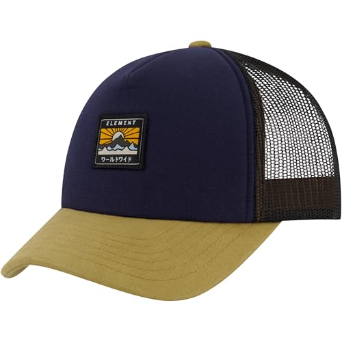 Casquette de baseball mixte Element Trucker Hat, chapeau adulte visière courbée