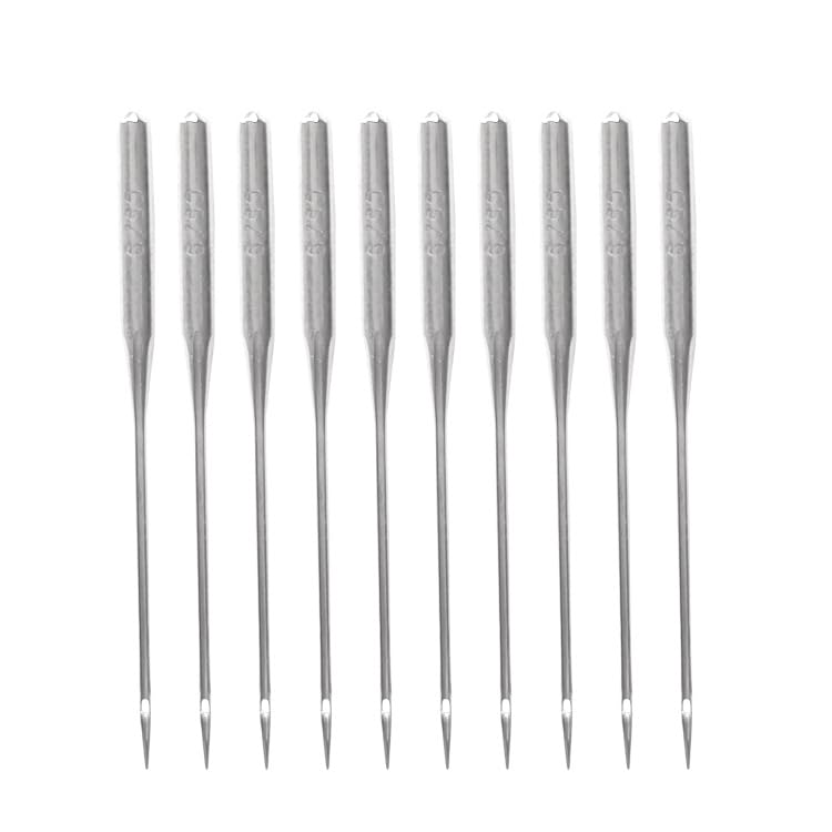 60 aghi per macchina da cucire universali: Set di 60 aghi in acciaio, in 6 misure diverse (65/9, 75/11, 80/12, 90/14, 100/16, 110/18). 10 aghi per ogni misura.