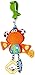 Playgro 182854 - Dingly Dangly, Curly el mono, juguete con sonajero para bebe, lactancia