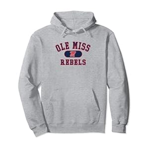Mississippi Ole Miss Rebels Varsity Logo Officially Licensed Pullover Hoodie