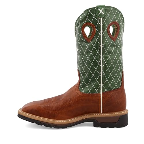 Image of Twisted X Men's 6 inch Work Oblique Toe Boot with CellSole comfort footbed