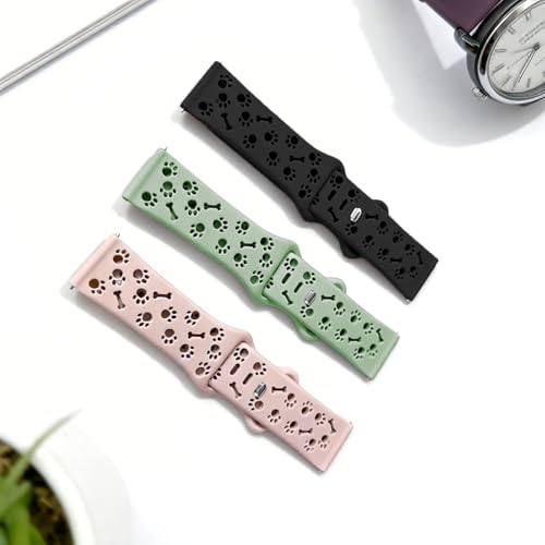 3 Pack 20mm Bandas de Silicona para Garmin miniatura 4