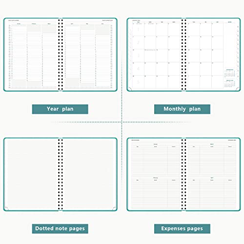 Agenda 2024 A4 semainier BEZEND à spirale couverture souple - 4