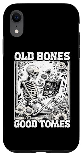 Old Bones Good Tomes Book Lover Bookworm �X�P���g���u�b�N �X�}�z�P�[�X iPhone XR �p