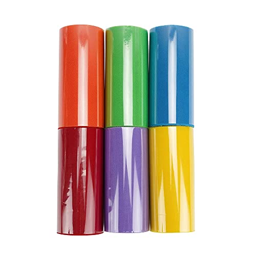 Meedee Rainbow Tulle Ribbon 6 Colors Roll Tulle Fabric Rainbow Spool Ribbon For Tutus Wedding Decorations Party Decorations Gift Wrapping Skirt Dress (6 Inch By 25 Yards/Roll) #TOP7