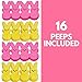 Marshmallow Peeps Pink and Yellow Easter Bunnies 8 ct (Pack of 2)
