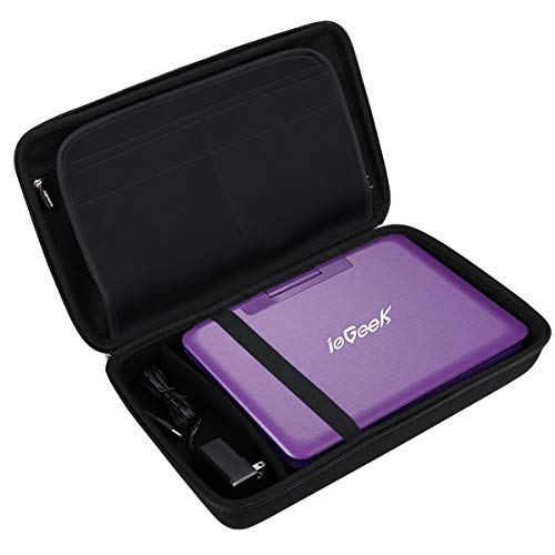 Étui de rangement rigide Aproca pour lecteur DVD portable UEME 10.1 pouces noir