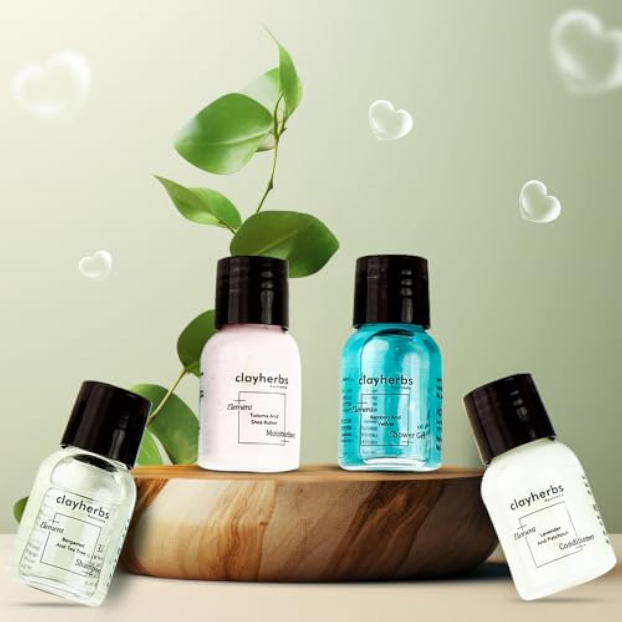 Organic Mini Travel Body Lotion Pack of 150, 20ml Bottles