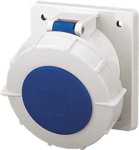 Prise CEE Mennekes 63A 3P 6h 230V IP67 encastrable pour installations industrielles de distribution