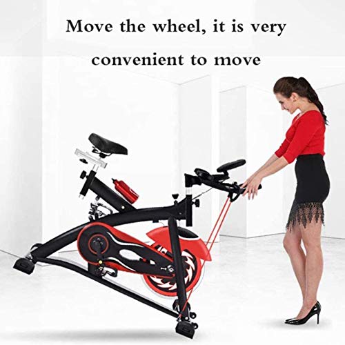 Image of Upright Exercise Bike Stationary Exercise Bike Indoor Cycling Bike Fitness Stationary All-Inclusive Flywheel Bicycle with Resistance for Gym Home Cardio Workout Machine Training
