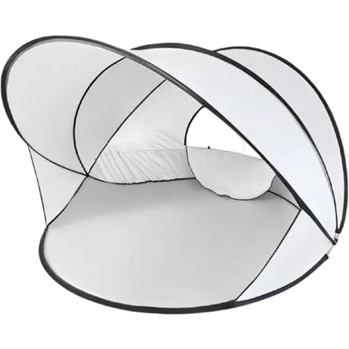 Tente de plage bébé et famille 2-3 personnes blanche abri solaire portable