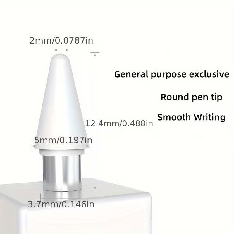 Image of Universal Stylus Pen Stylus for Android Touchscreens, Rechargeable Fine Tip Digital Pen for Writing, Drawing & Note-Taking, Works with Compatible ipad & Android and iOS Devices (White-New)