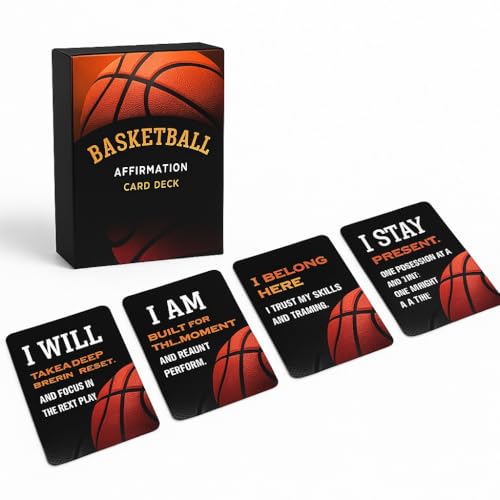 Basketball Affirmation Card Deck for Athletes – 52 Mental Performance